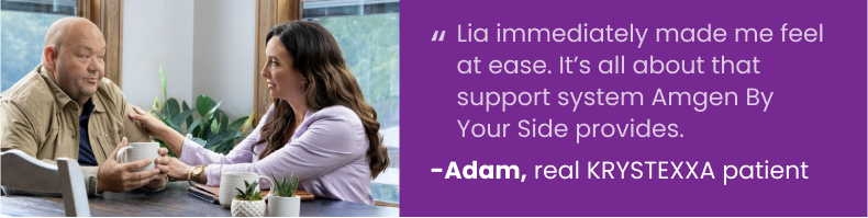 Photo of Adam speaking with Lia